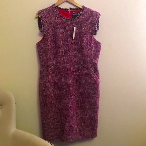 J Crew pinkish tweed dress